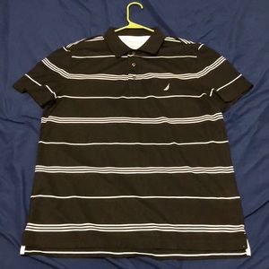 Black Large Nautica Collared Shirt